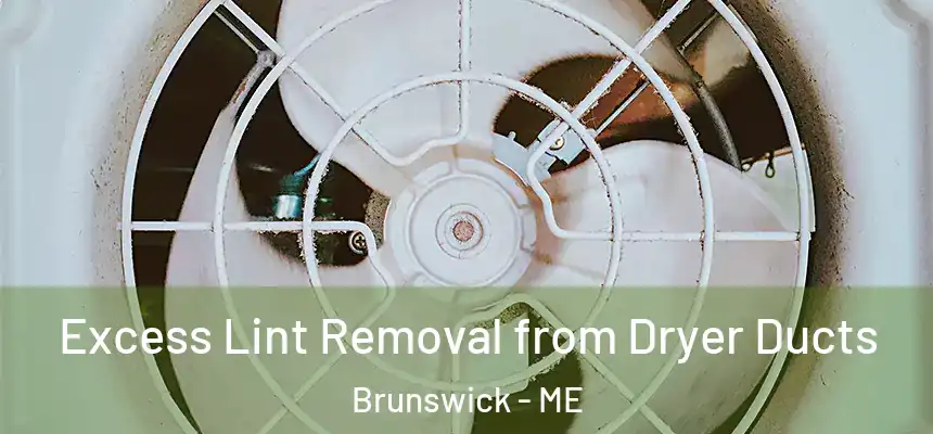  Excess Lint Removal from Dryer Ducts Brunswick - ME